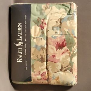 Ralph Lauren Melanie full flat sheet 100% cotton.